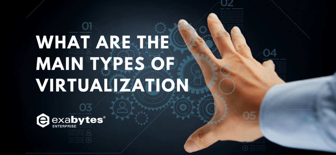 what are the main types of virtualization