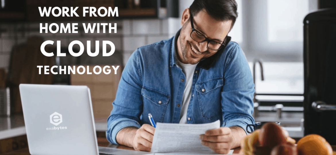 work from home with cloud technology